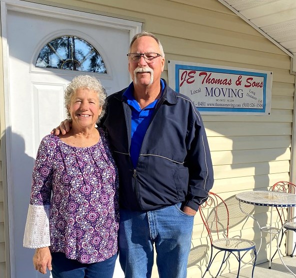 Meet Beth and Eddie Thomas; owners of J E Thomas and Sons Moving, llc